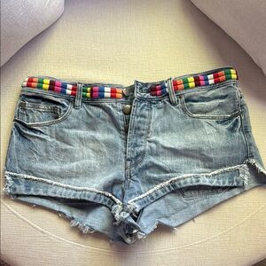 Free People Denim Shorts